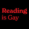 Reading Is Gay Pullover Hoodie